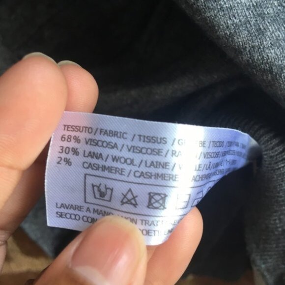 Twin-Set Back Button Sweater Cashmere Blend XS - Picture 6 of 6